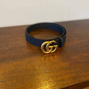 GG Belt | Black Leather